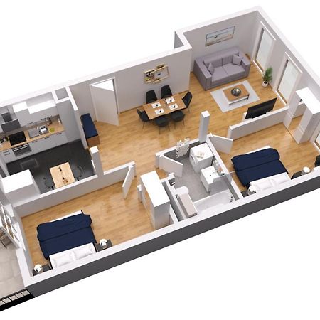 Zentrum Residenz - Wohnen Auf Hoechstem Niveau 莱比锡 外观 照片